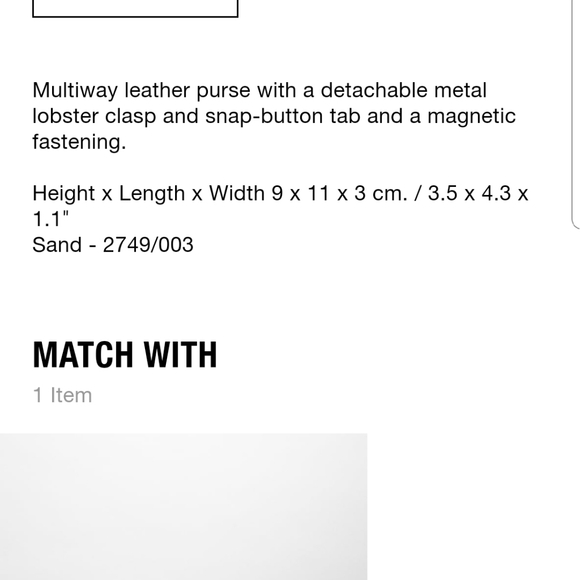 ZARA Multi-Position leather coin purse - Picture 4 of 4